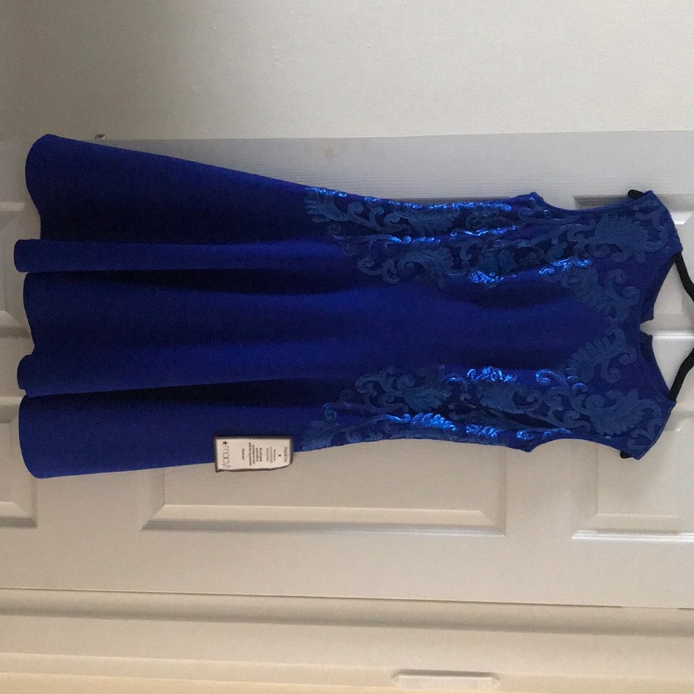 Tadashi royal blue dress